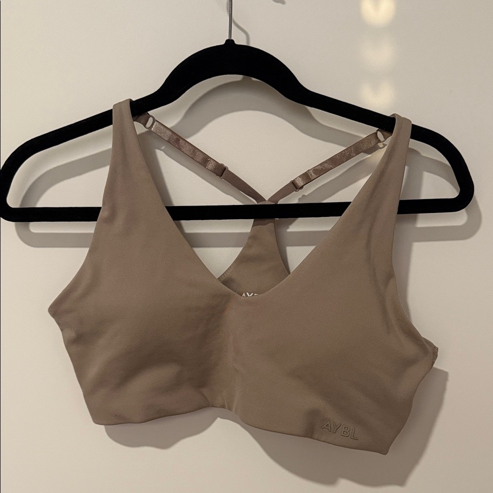 AYBL Women's Beige Sports Bra